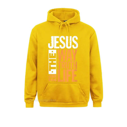 Jesus The Way Truth Life christian hoodies