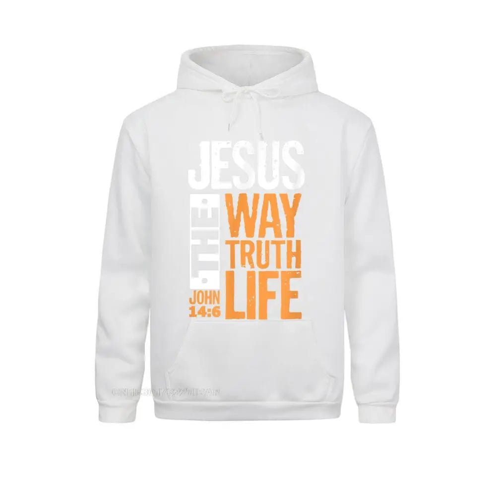 Jesus The Way Truth Life christian hoodies