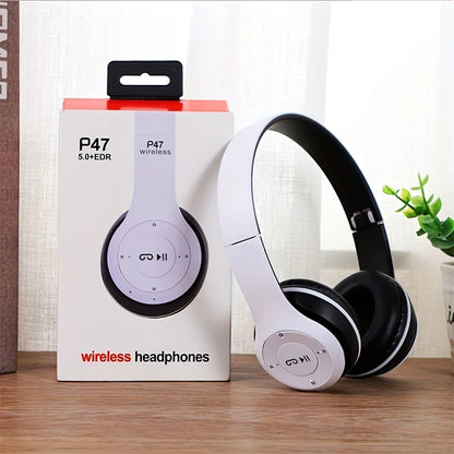 Wireless Over-Ear Headphones, noise canceling, deep bass & Bluetooth 5.0