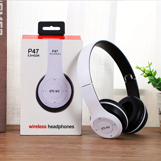 Wireless Over-Ear Headphones, noise canceling, deep bass & Bluetooth 5.0